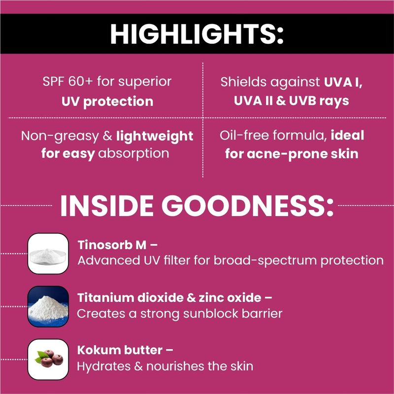 UVmed Sunscreen SPF 60 PA+++ 50g - Image 3
