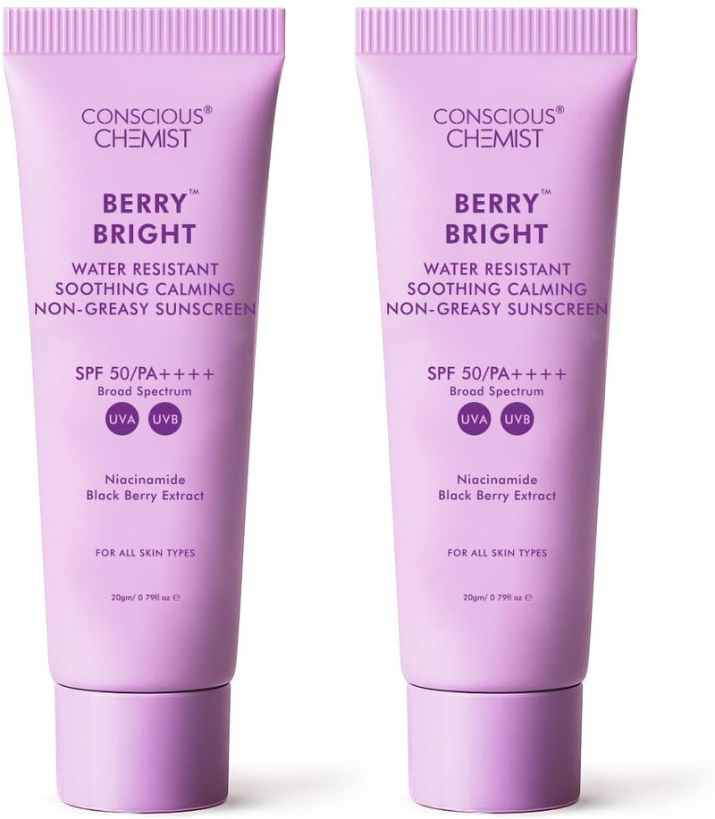 Conscious Chemist Sunscreen - SPF 50 PA++++ Niacinamide Sunscreen | No White Cast | Lightweight, Water & Sweat Resistant 40 g