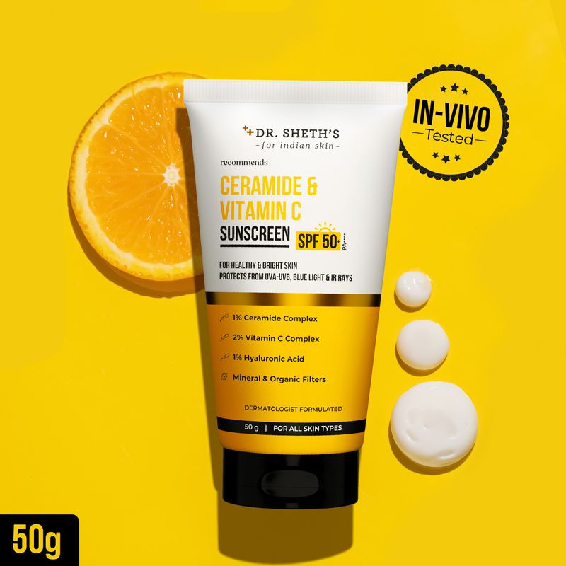 Dr. Sheth's Sunscreen SPF 50 PA++++ 50g - Image 5