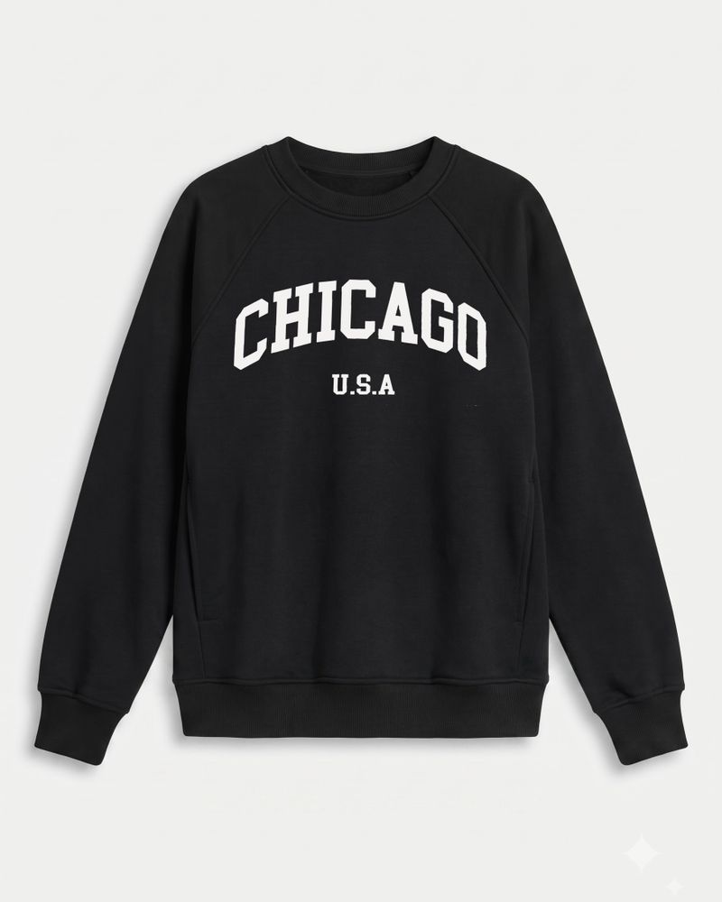 AI CLUB Men Full Sleeve Printed Sweatshirt - Image 3
