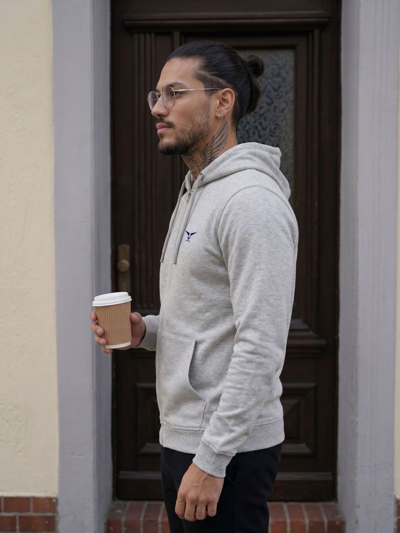 Leon Men Full Sleeve Solid Hooded Sweatshirt - Image 5
