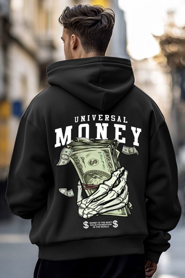 TOJER Men & Women Full Sleeve Printed Hooded Sweatshirt - Image 5