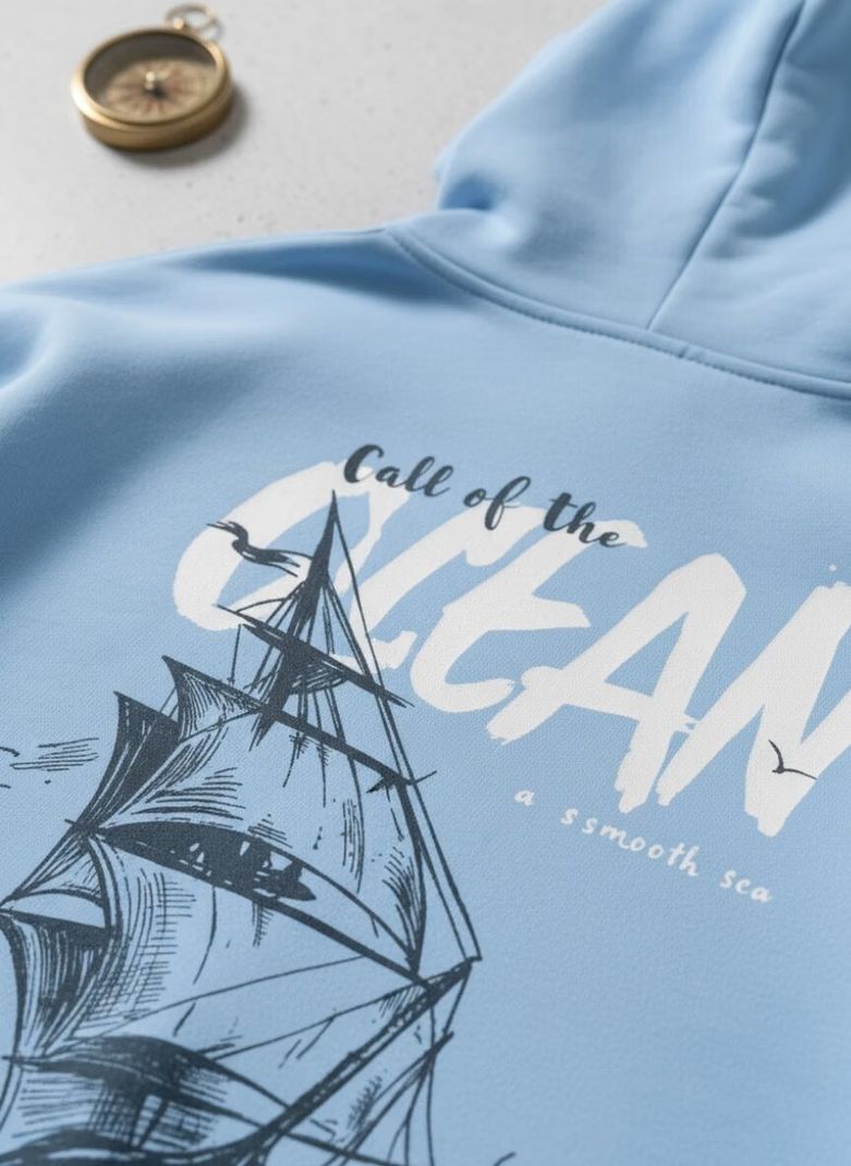Men & Women Full Sleeve Graphic Print Hooded Sweatshirt - Image 5