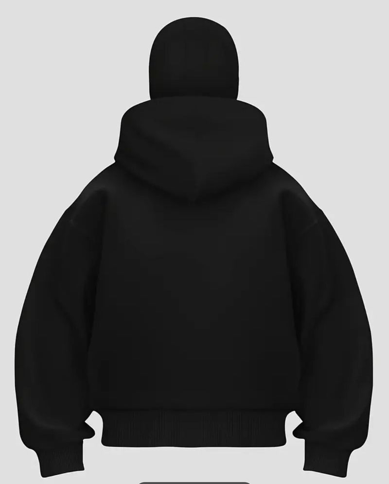 deslizar Men Full Sleeve Solid Hooded Sweatshirt - Image 3