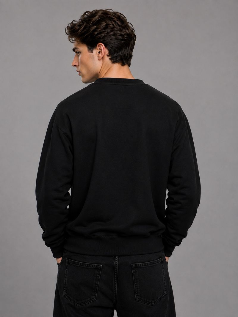 mosajc official mosajc Men Full Sleeve Striped Sweatshirt - Image 4