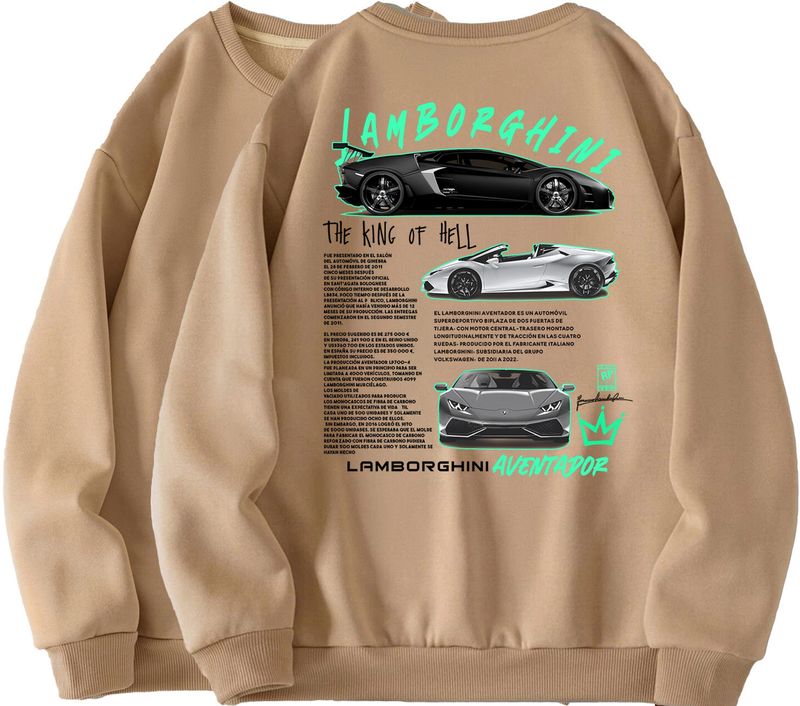 BELTLY Men & Women Full Sleeve Graphic Print Sweatshirt - Image 3