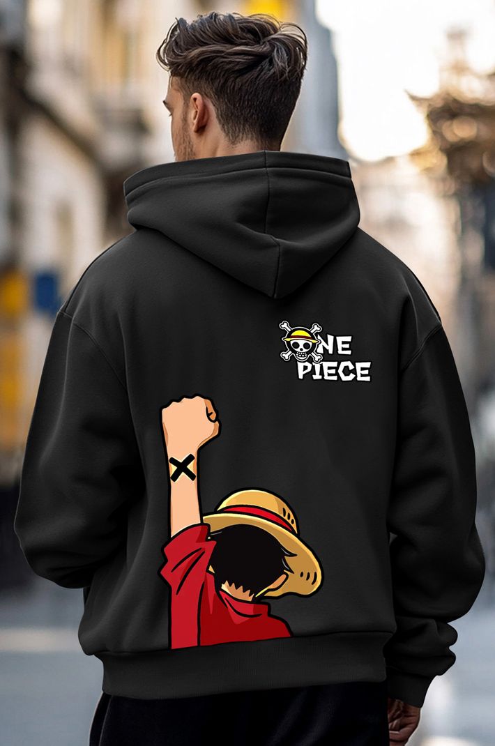 LGR FASHION Men Full Sleeve Printed Hooded Sweatshirt - Image 2
