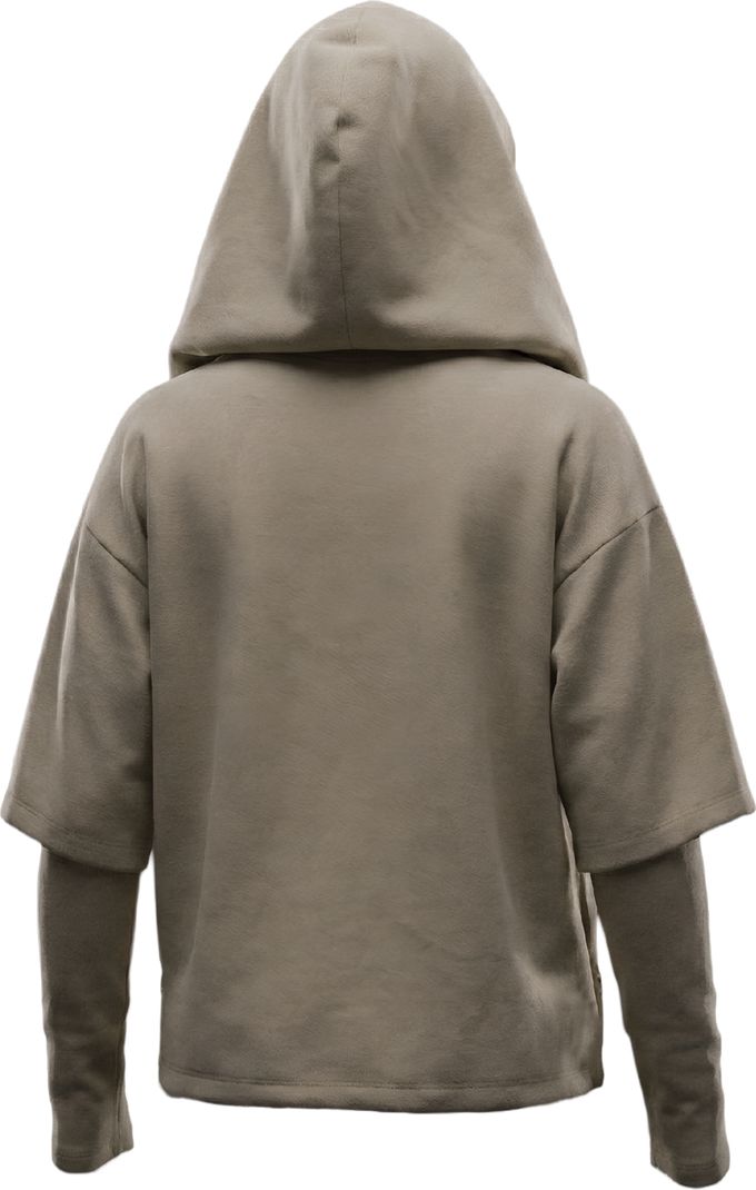Men Full Sleeve Solid Hooded Sweatshirt - Image 3