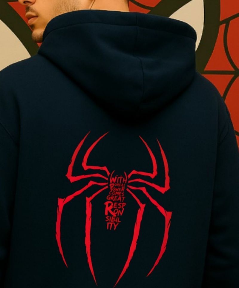 FAS RS TREND Men Full Sleeve Printed Hooded Sweatshirt - Image 5