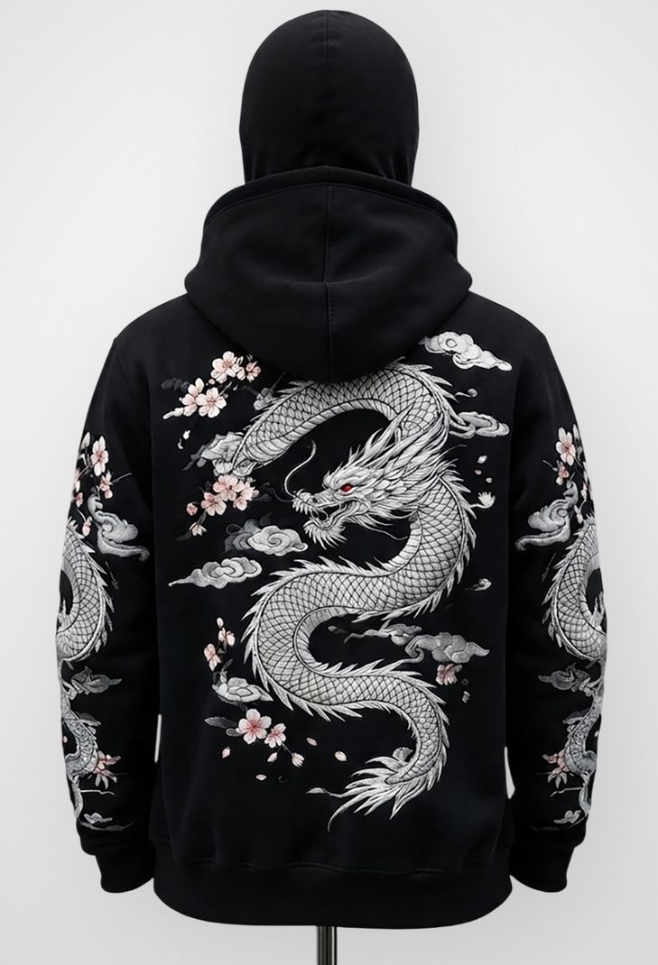 TRIPR Men Full Sleeve Printed Hooded Sweatshirt - Image 3