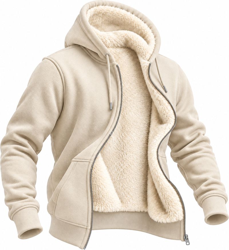 kshs Men Full Sleeve Solid Hooded Sweatshirt - Image 2