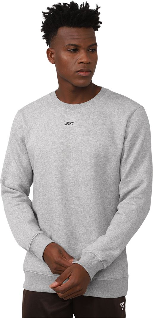 REEBOK Men Full Sleeve Solid Sweatshirt