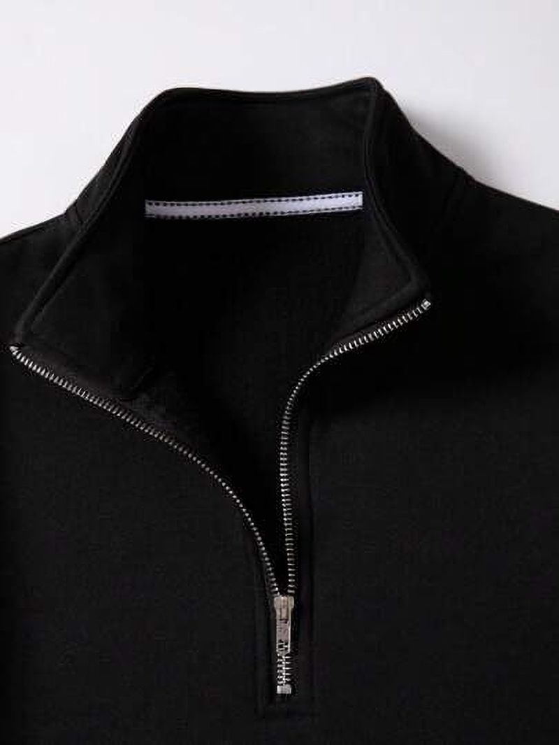 QUTUN Men Full Sleeve Solid Sweatshirt - Image 6