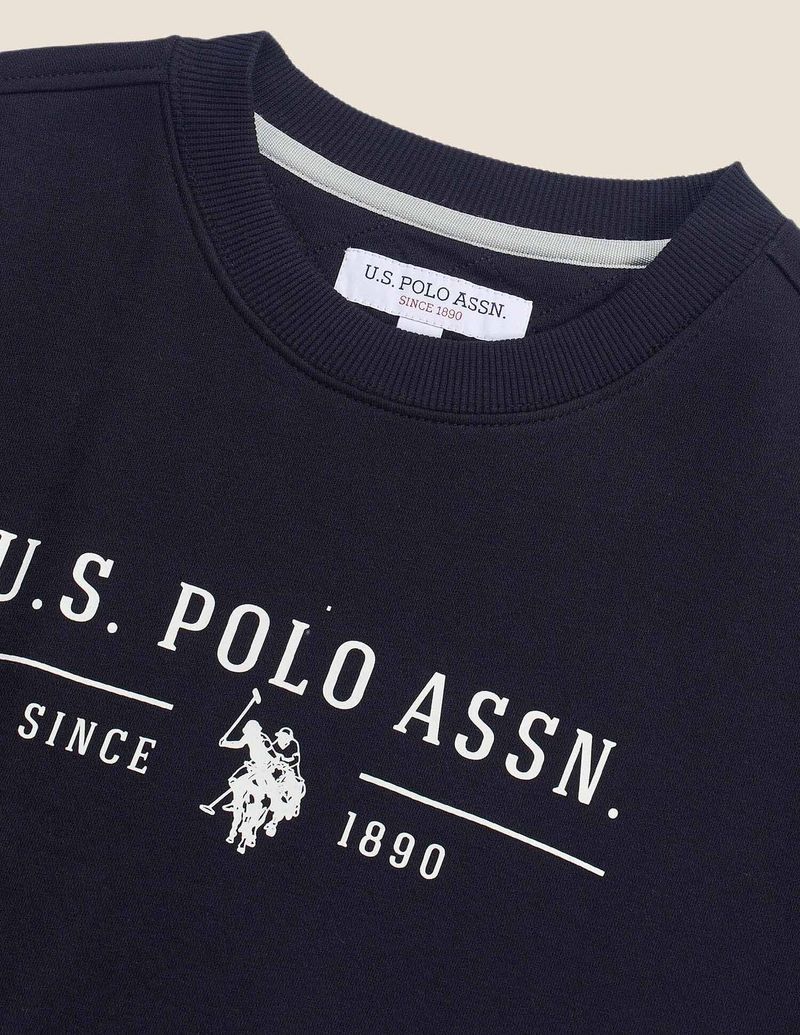 U.S. POLO ASSN. Men Full Sleeve Graphic Print Sweatshirt - Image 3