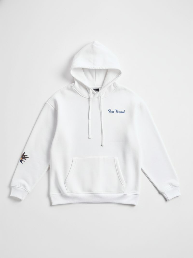 HIGHLANDER Men Full Sleeve Solid Hooded Sweatshirt - Image 6