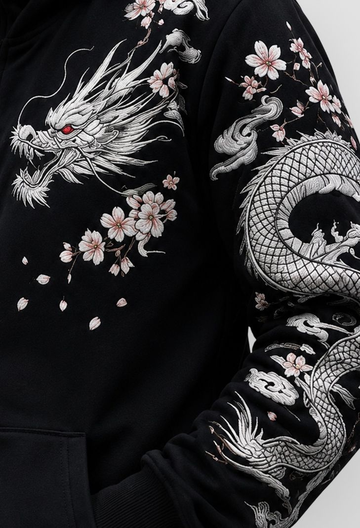 TRIPR Men Full Sleeve Printed Hooded Sweatshirt - Image 6