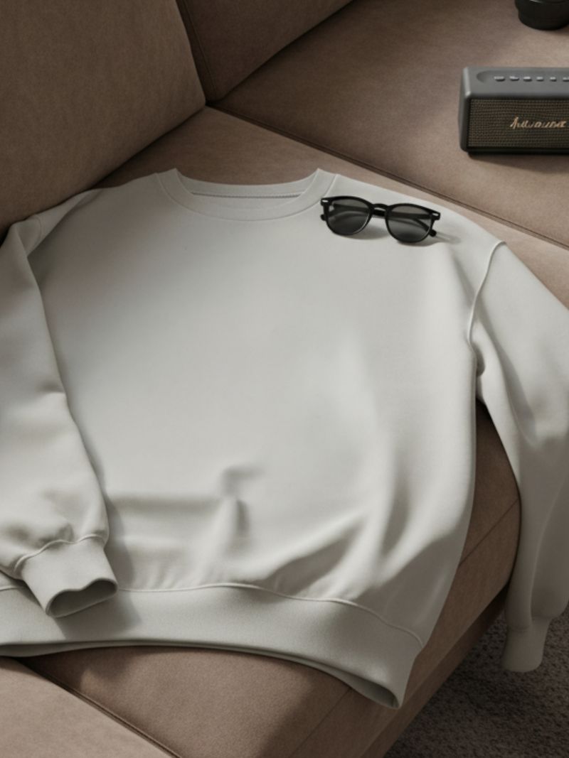 FLYIND VOGUE OUTFIT Full Sleeve Solid Sweatshirt - Image 5
