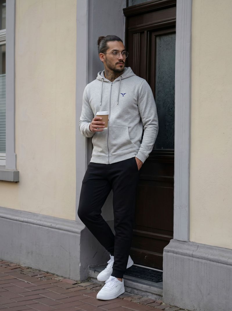Leon Men Full Sleeve Solid Hooded Sweatshirt - Image 6