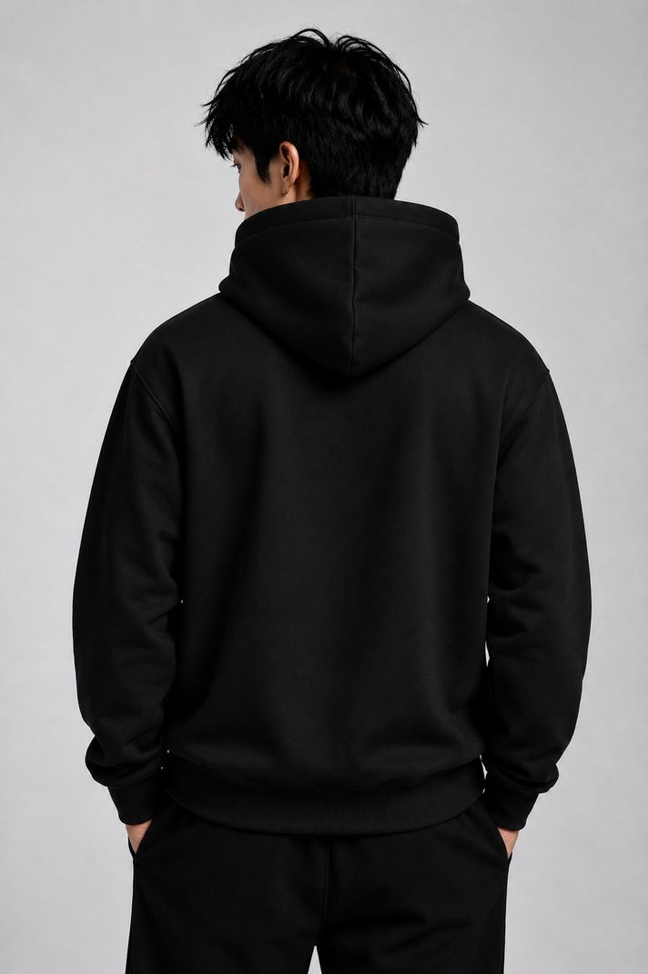 JUGULAR Men Full Sleeve Printed Hooded Sweatshirt - Image 3
