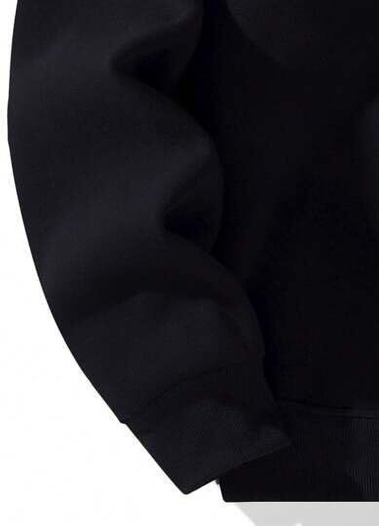Men Full Sleeve Solid Hooded Sweatshirt - Image 5