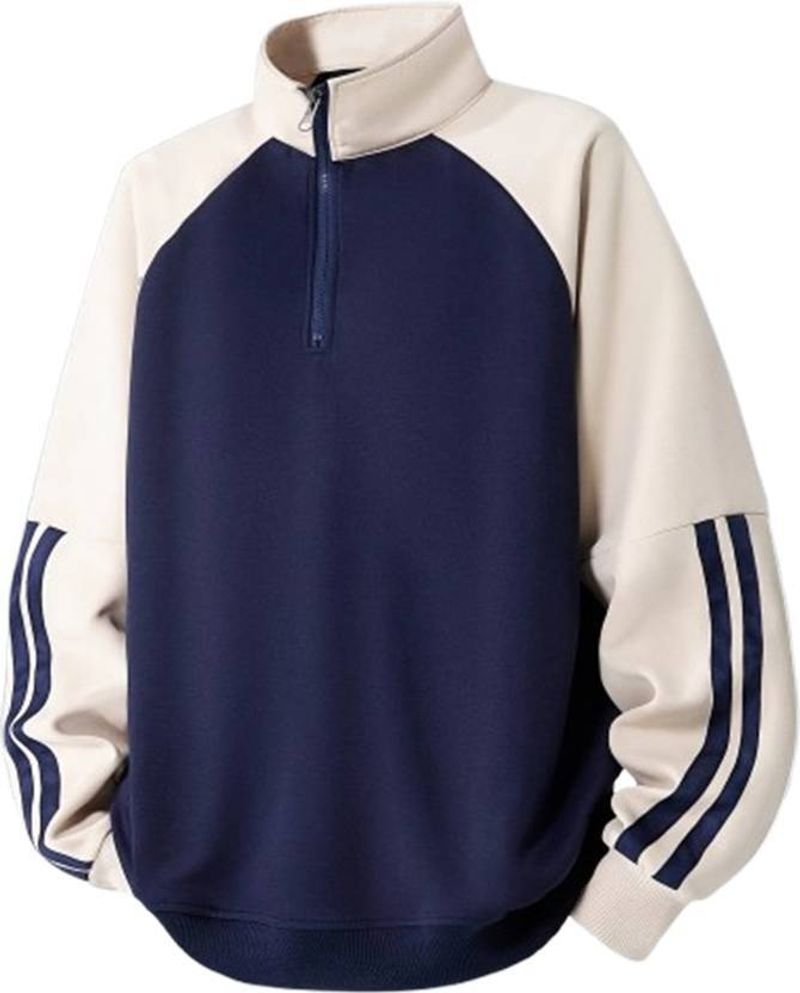 HeraDawn Men Full Sleeve Self Design Sweatshirt - Image 5