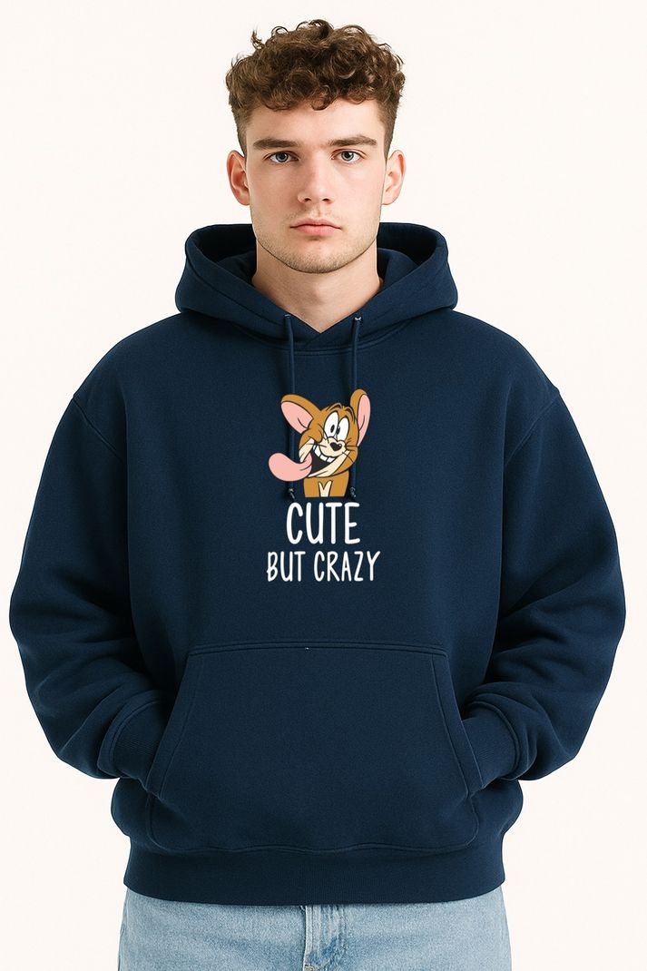 DAPPERS THREADS Men Full Sleeve Printed Hooded Sweatshirt - Image 2