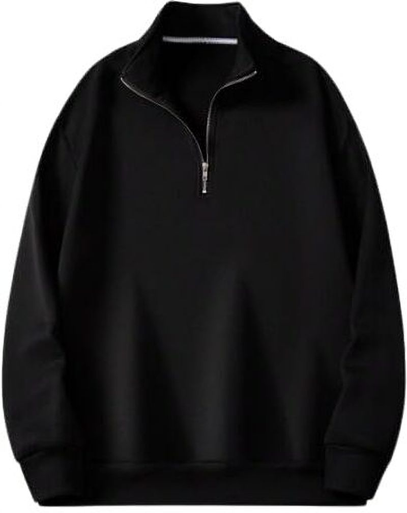 QUTUN Men Full Sleeve Solid Sweatshirt - Image 2