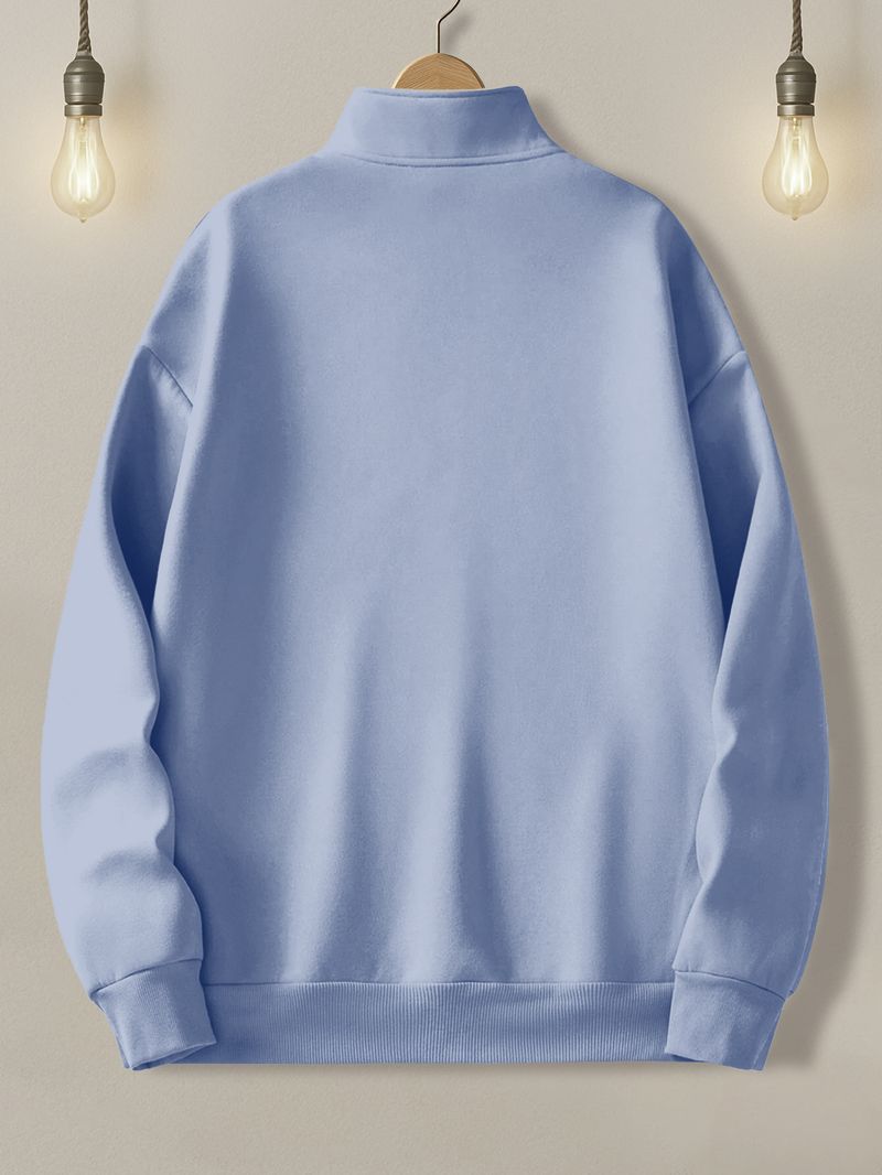 TeeWink Men Full Sleeve Solid Sweatshirt - Image 3