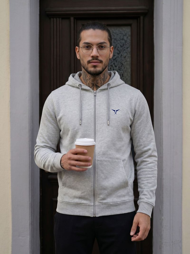 Leon Men Full Sleeve Solid Hooded Sweatshirt - Image 2