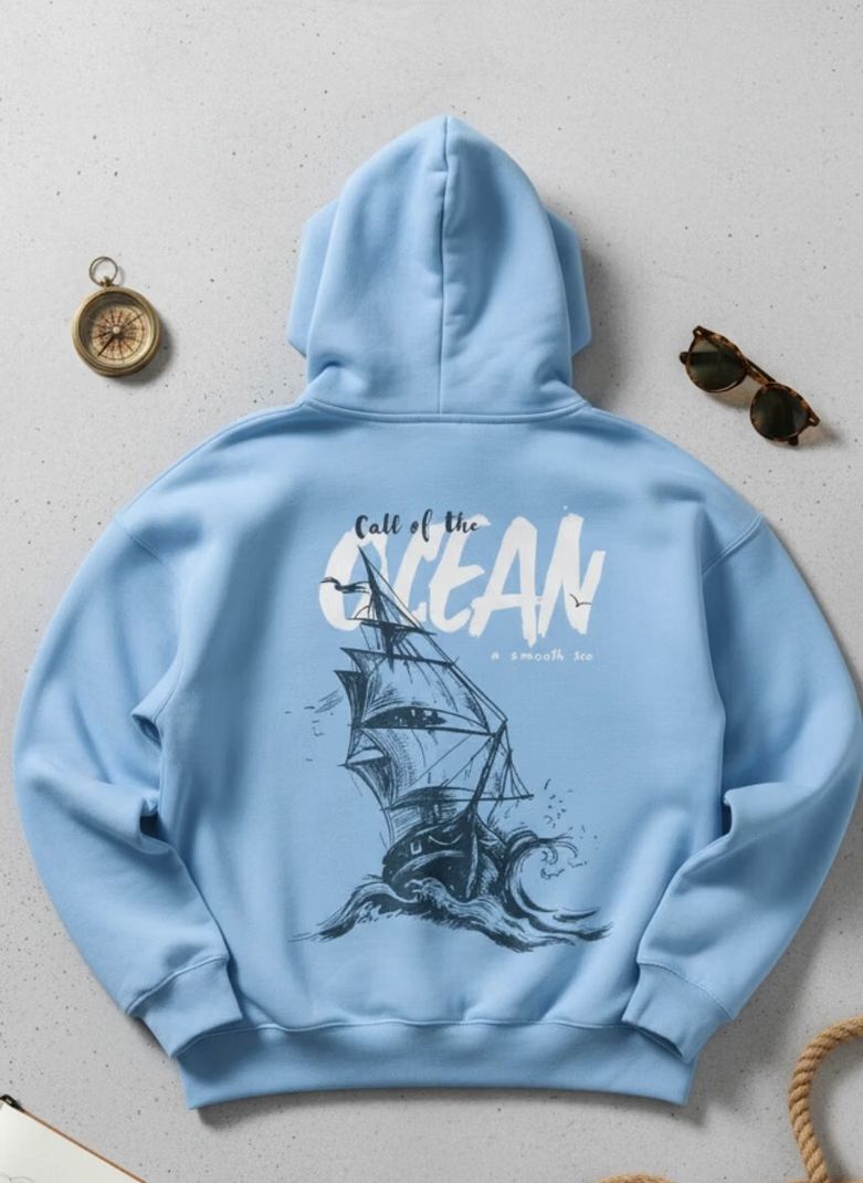 Men & Women Full Sleeve Graphic Print Hooded Sweatshirt - Image 2