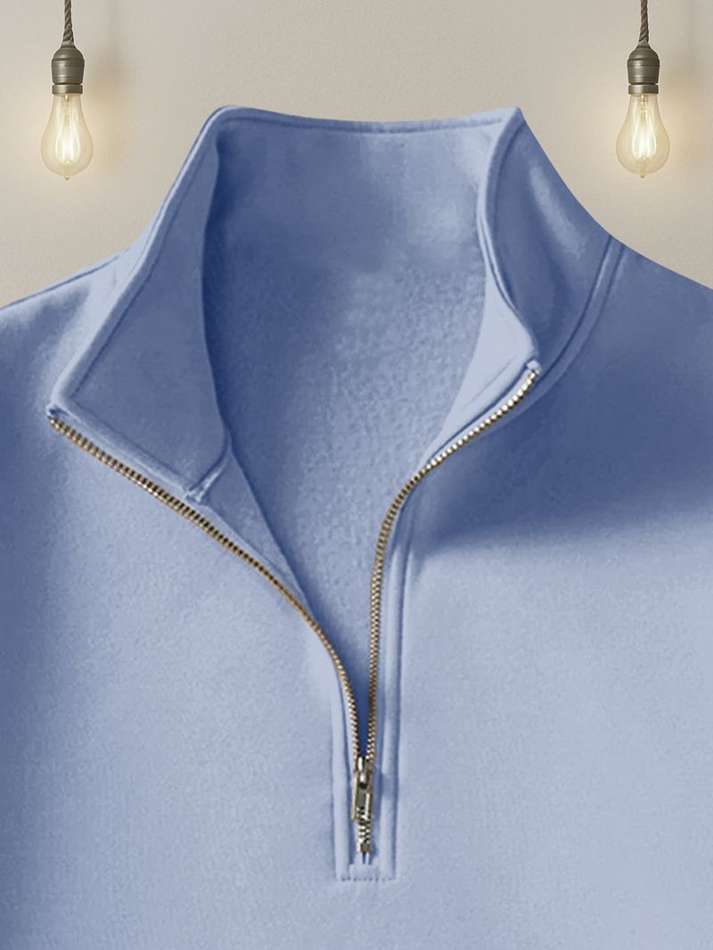 TeeWink Men Full Sleeve Solid Sweatshirt - Image 4