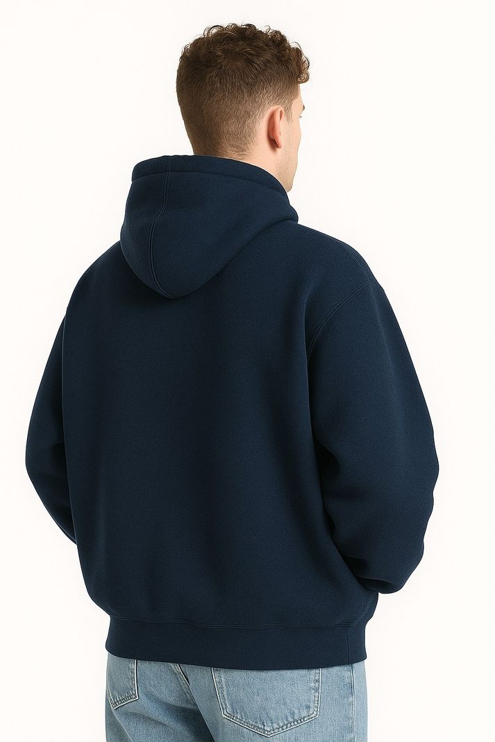 DAPPERS THREADS Men Full Sleeve Printed Hooded Sweatshirt - Image 3