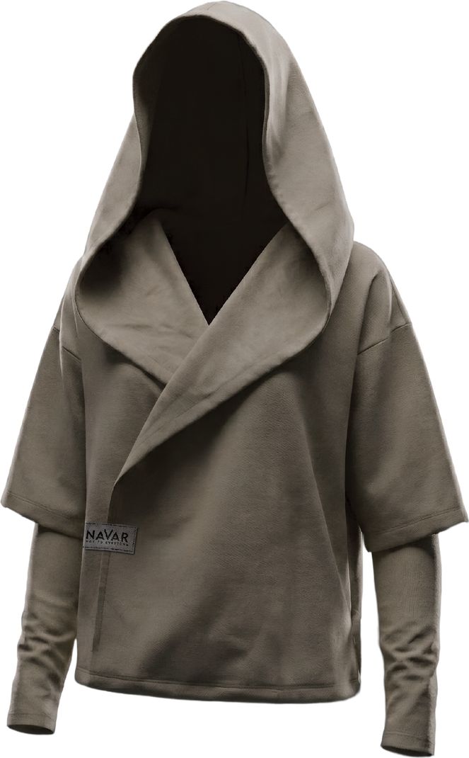 Men Full Sleeve Solid Hooded Sweatshirt - Image 2