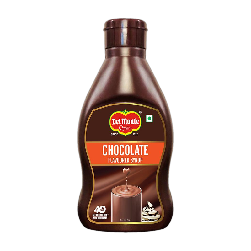 Del Monte Flavoured Syrup Chocolate (600 g, Pack of 1)