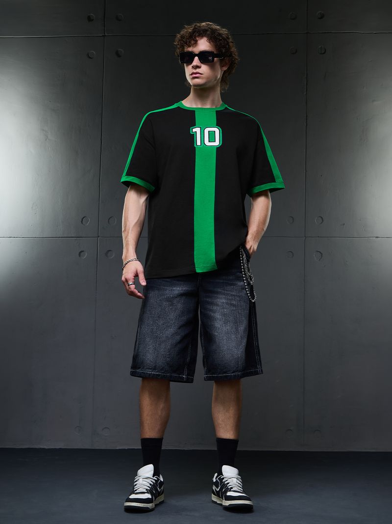 The Souled Store Men Black Cotton T-Shirt - Image 4