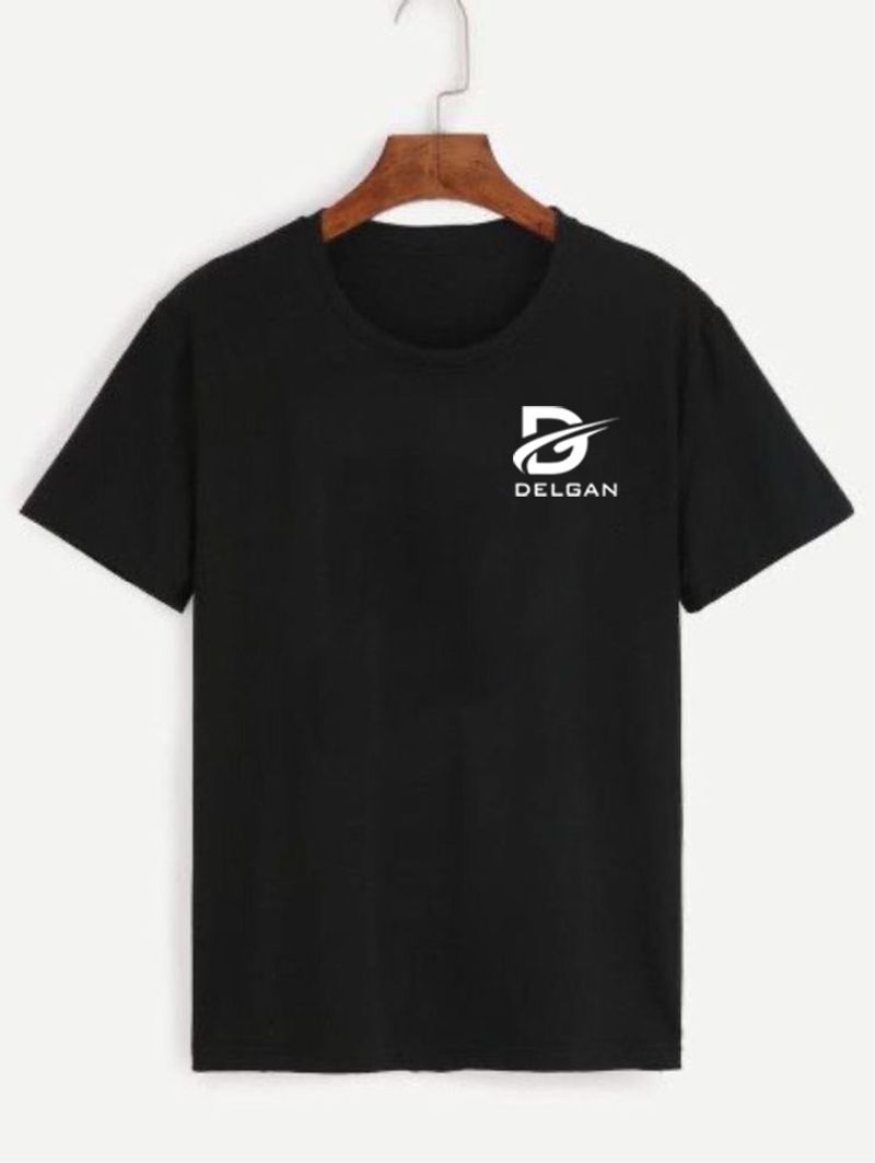 DELGAN Boys Printed Pure Cotton Regular T-Shirt (Black, Pack of 1) - Image 3