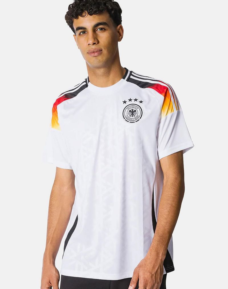 Men White Polyester Round Neck T-Shirt - Image 2