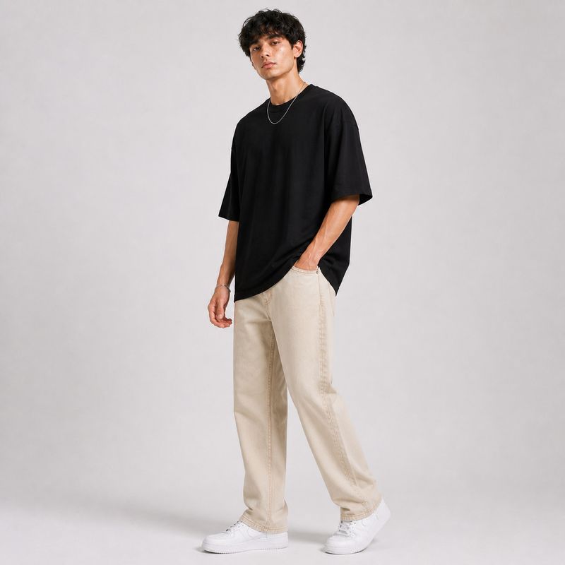 Greyscale Men Black Cotton T-Shirt - Image 5