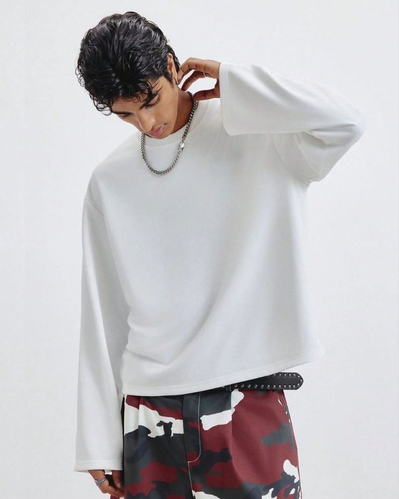 Cloth N Code Men White Cotton T-Shirt - Image 2