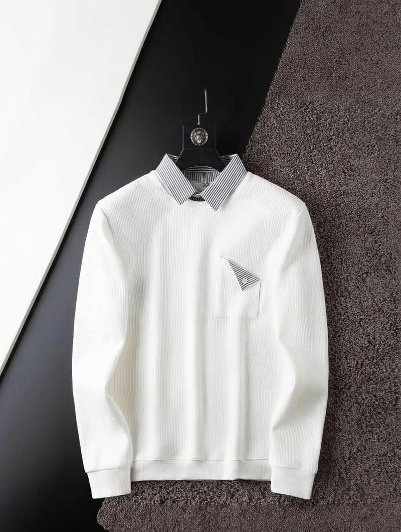 Kesar Collection Men Printed Polo Neck Polycotton - Image 2