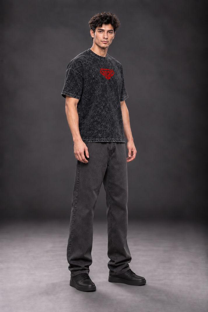 Woops studio! Men Black Cotton T-Shirt - Image 5