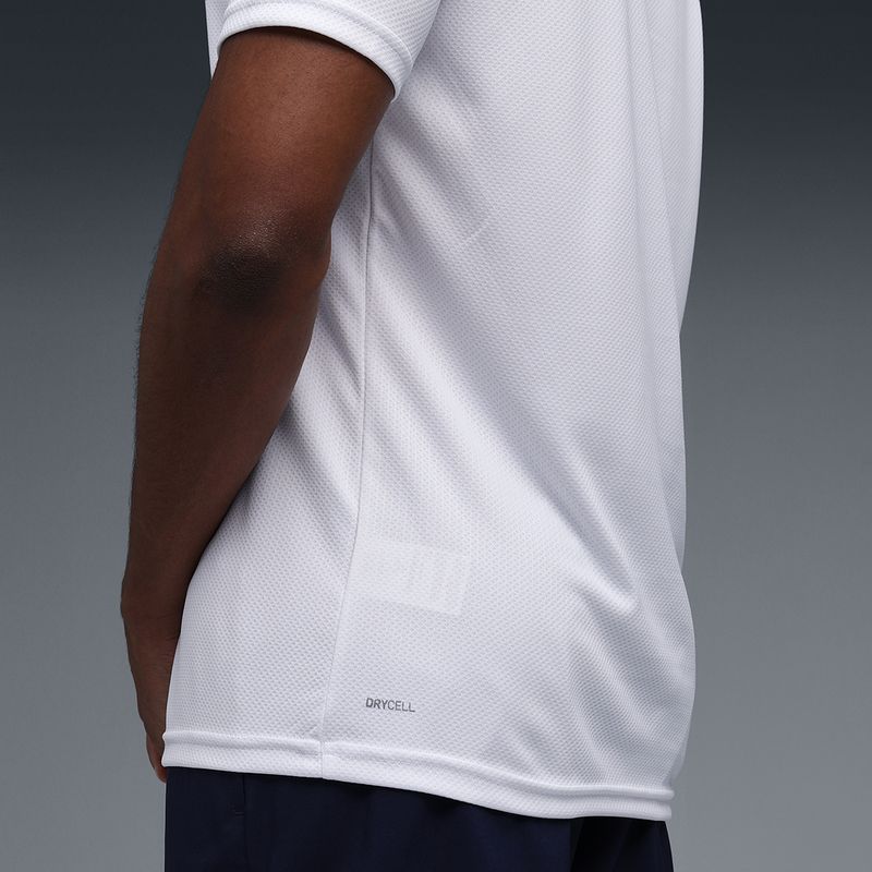 PUMA Men White Polyester Crew Neck T-Shirt - Image 6