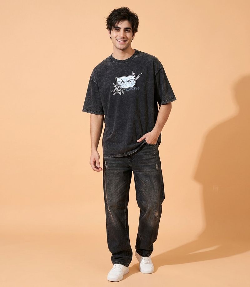 CULTREX Men Black Cotton T-Shirt - Image 4