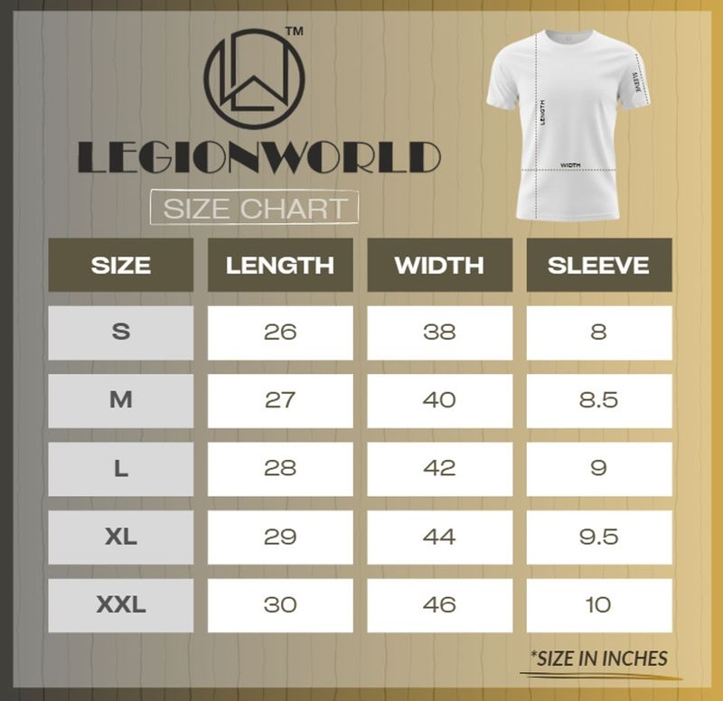 LEGIONWORLD Men Black Cotton T-Shirt - Image 5