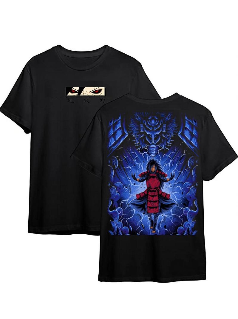 Lolgallery Men Black Cotton T-Shirt - Image 2