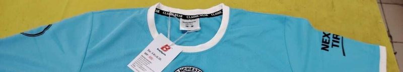 Bodysports.co Men Light Blue Polyester T-Shirt - Image 4