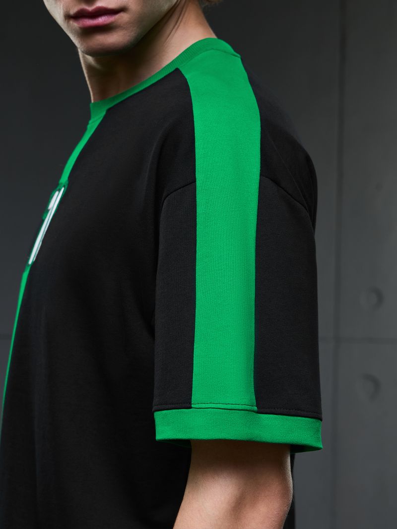The Souled Store Men Black Cotton T-Shirt - Image 5