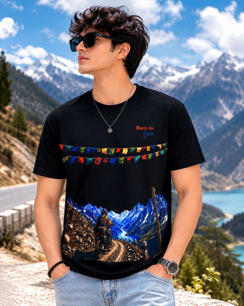 Warrior World Men Black Cotton T-Shirt - Image 6