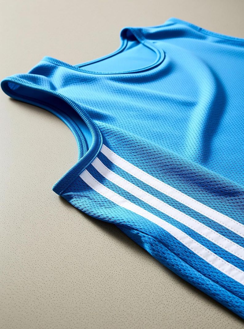 Men Blue Elastane Round Neck T-Shirt - Image 5