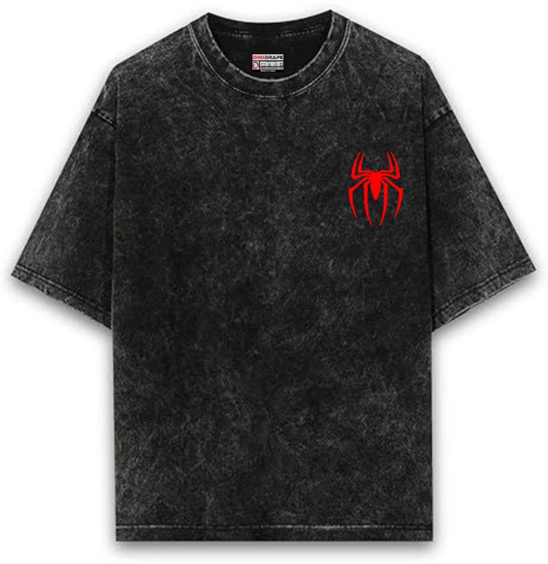 DIGI DRAPE Men Superhero Black T-Shirt - Image 4